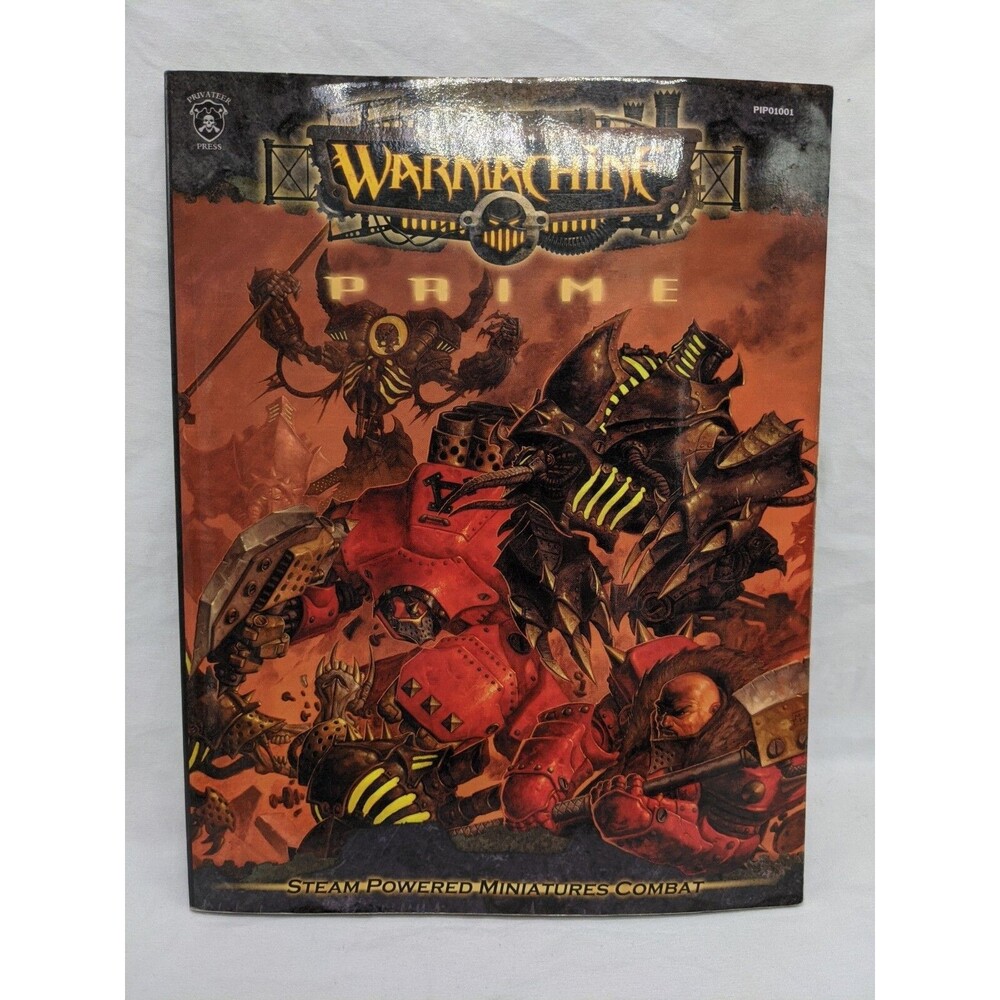 Privateer Press Warmachine Prime Steam Powered Miniatures Combat Rulebook